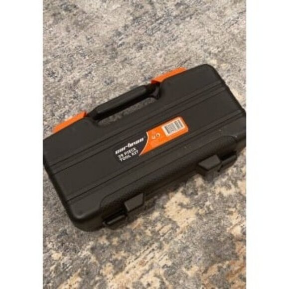 Tool Set General Household Hand Tool Kit with Plastic Toolbox Storage Case - Picture 2 of 2